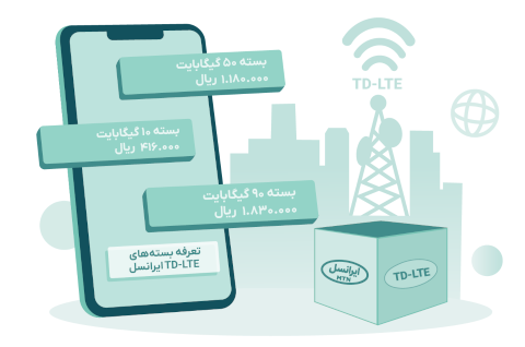قیمت بستههای td lte ایرانسل